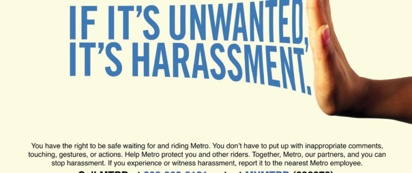 Introducing Our New Anti-Harassment PSAs with WMATA