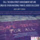 National Street Harassment Hotline Is Open